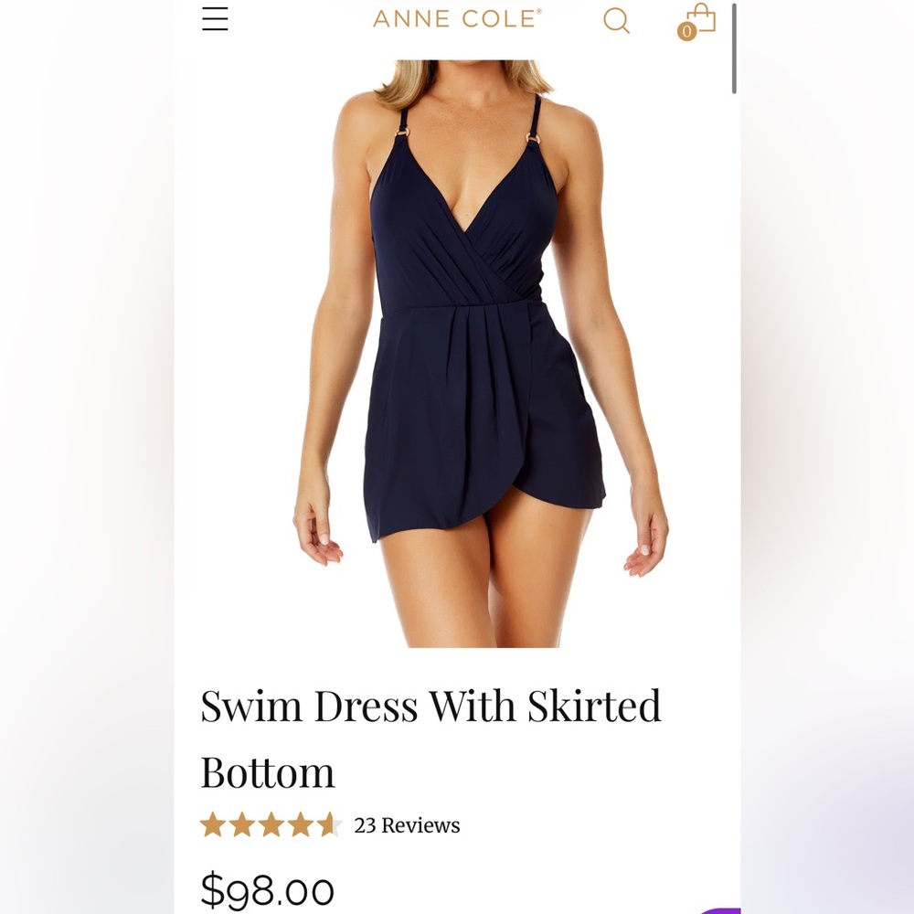 Anne Cole One-Piece Swim Dress